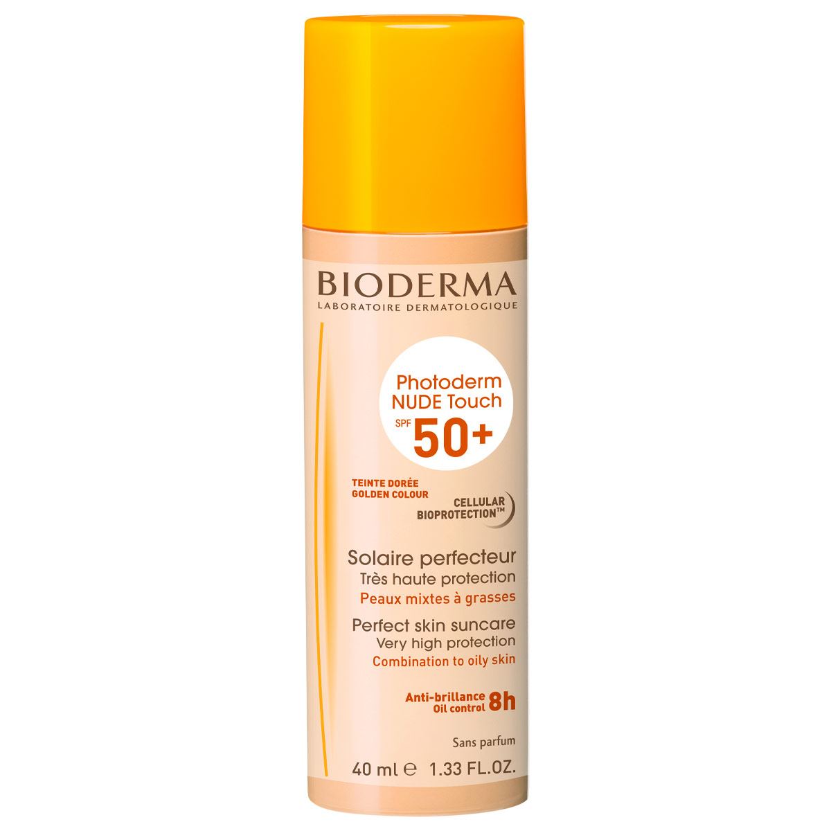 Bioderma Photoderm Nude Touch Protector Solar Tono Dorado Spf Efecto