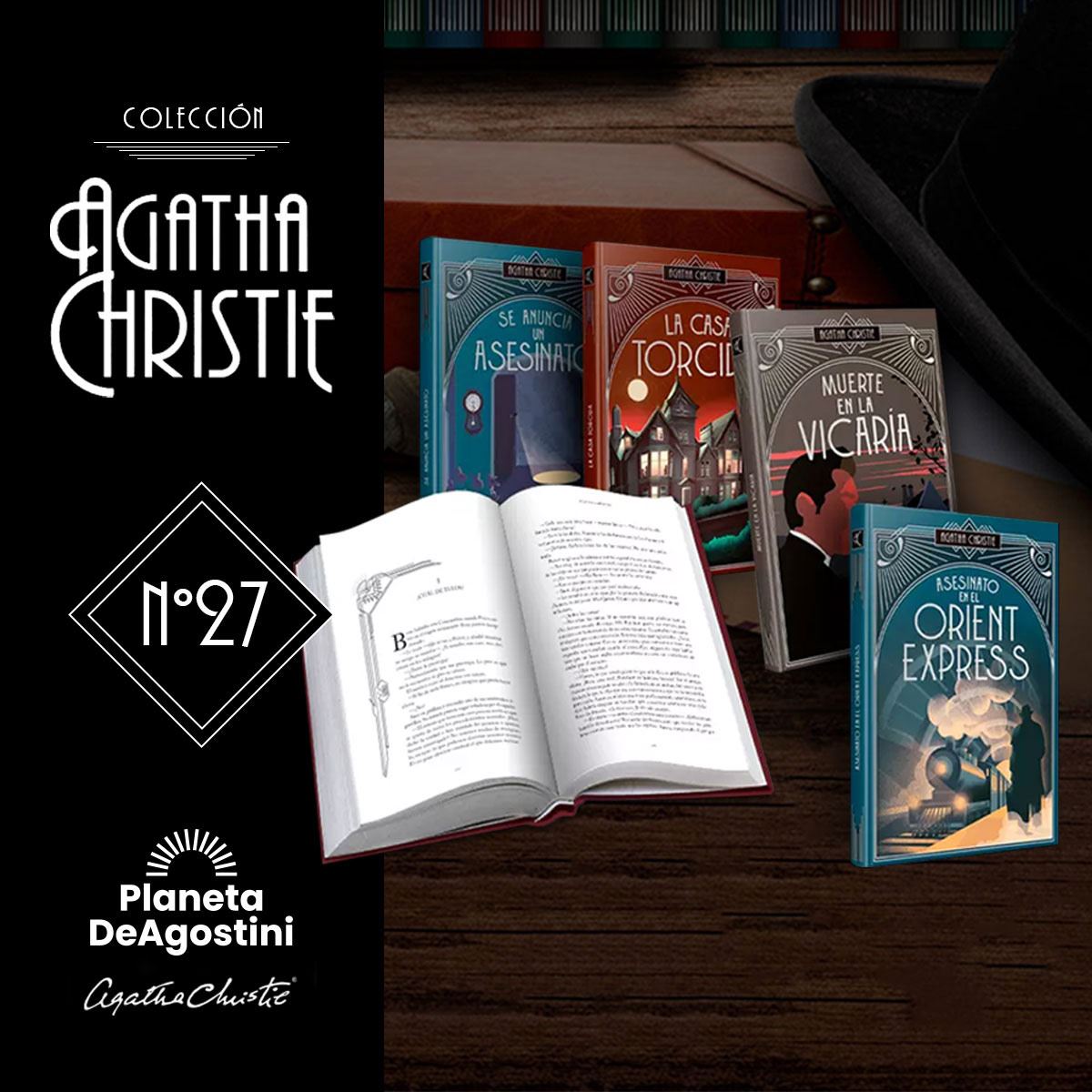 Colección Agatha Christie 0027 Editorial Planeta de Agostini Sau Novela