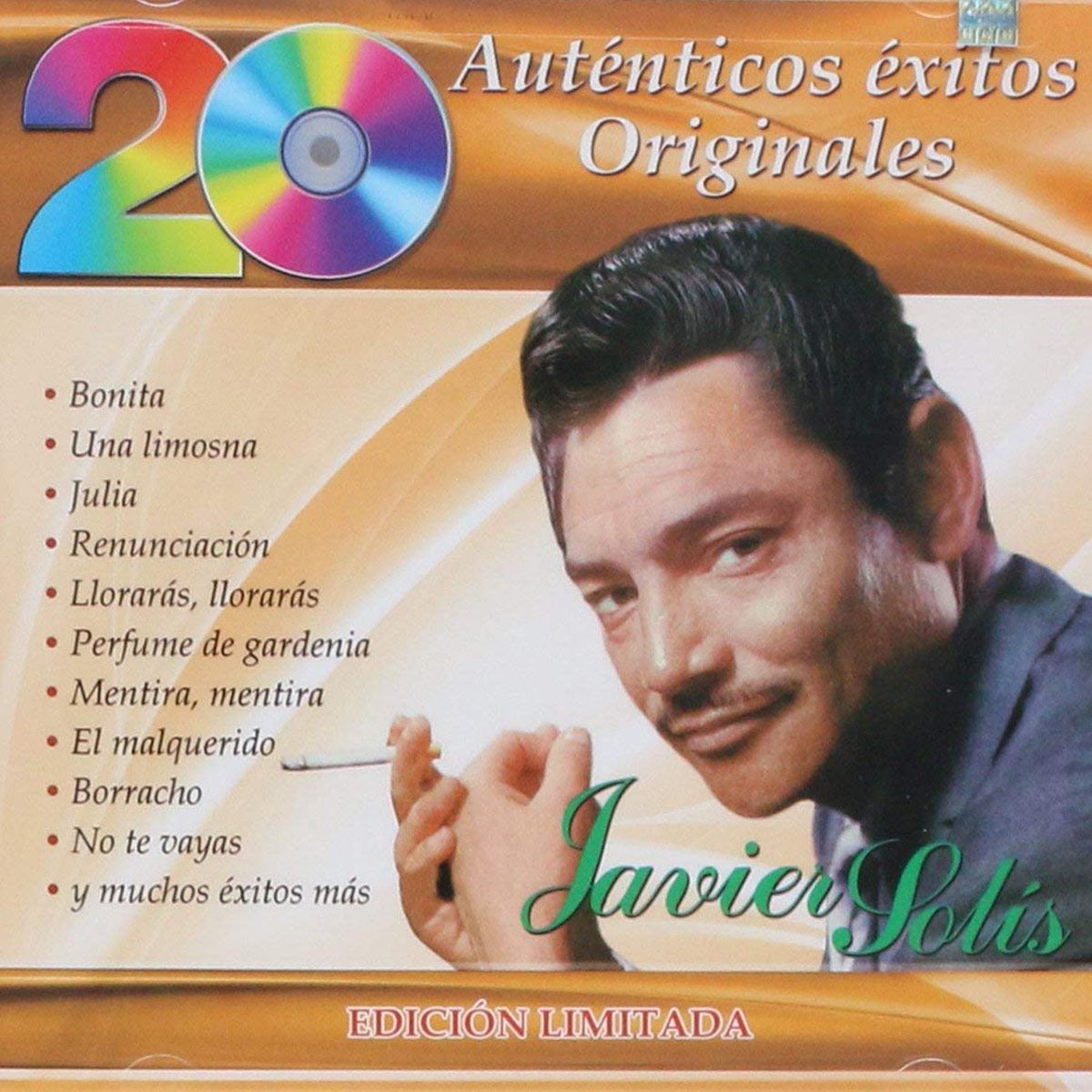 CD 20 Javier Solis Auténticos Éxitos Originales