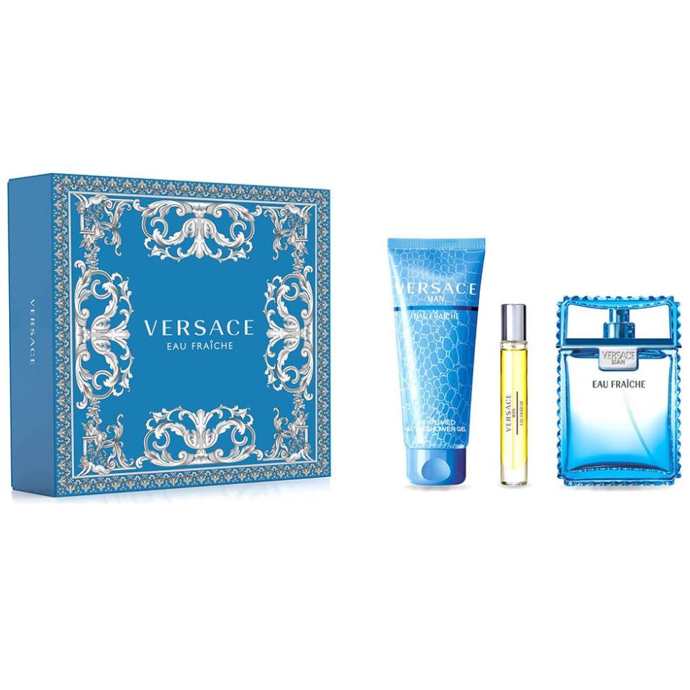 Set Fragancia Para Hombre Versace Eau Fraiche Edt Ml