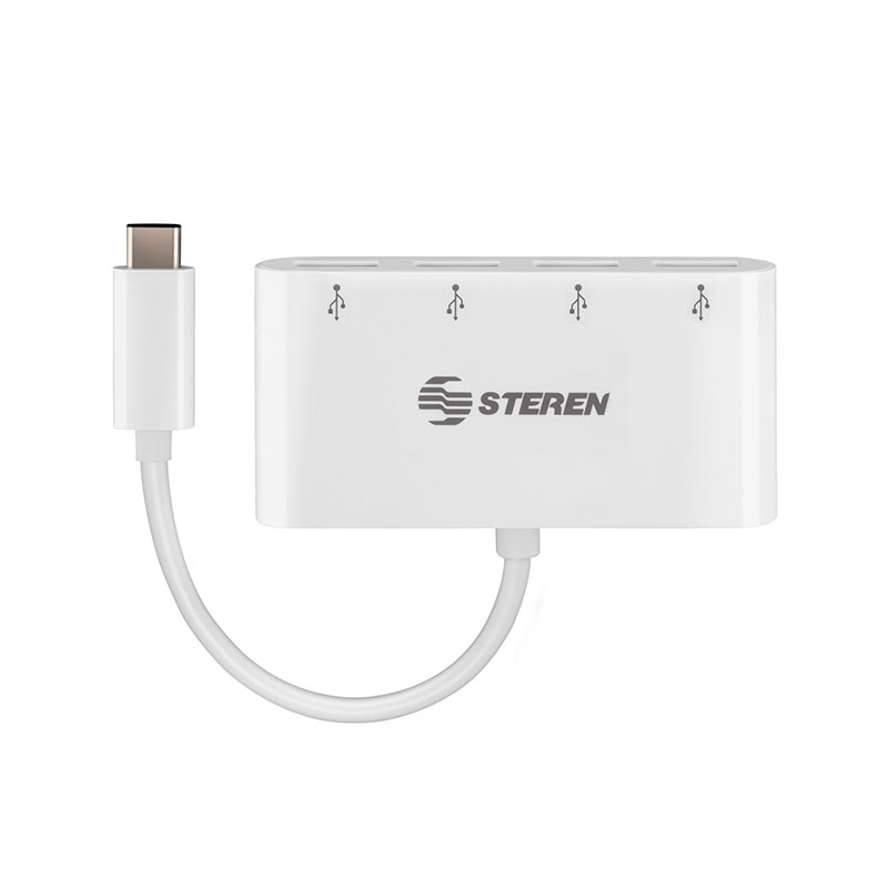 Hub Usb C 4 Puertos Usb 3 0 Laptop Steren