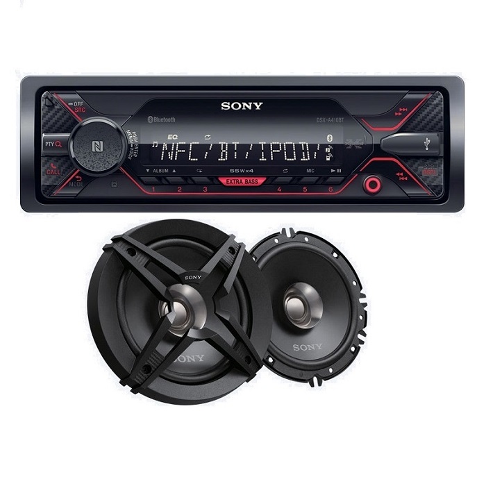 Autoestereo Bluetooth Sony Dsx A Bt Con Bocinas Sony