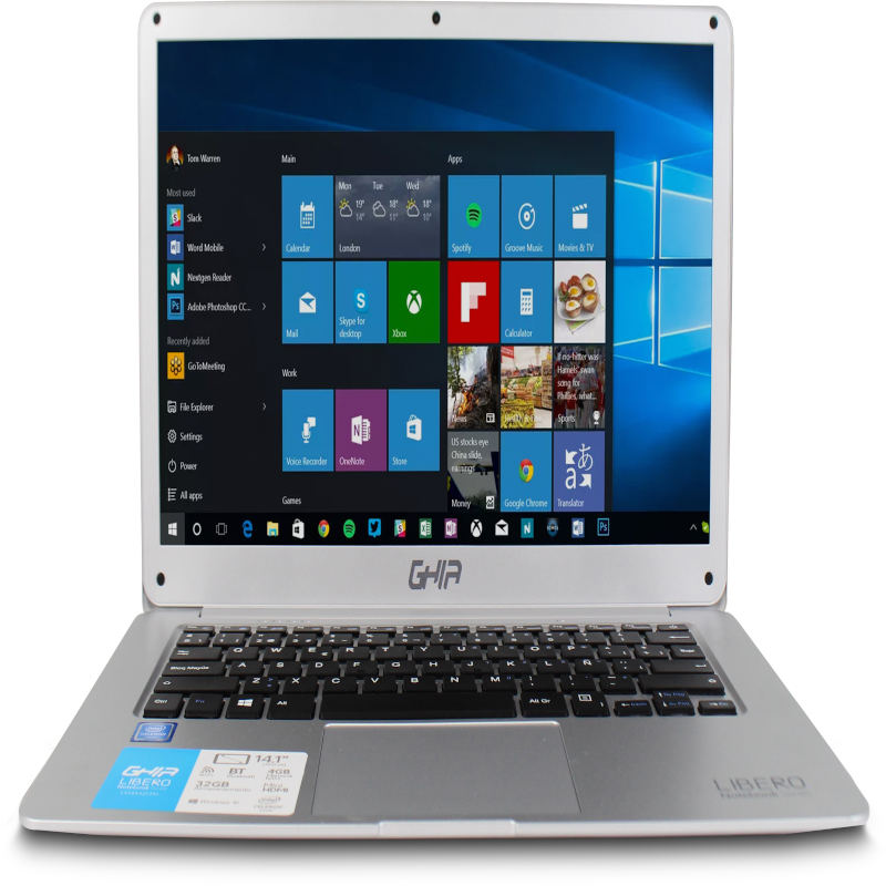 Laptop Ghia Libero E Pantalla De Intel Celeron N Gb