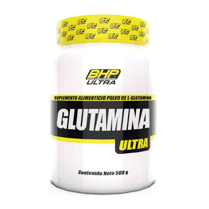 BHP Nutrition Glutamina Ultra 500g 100 Serv Glutamine