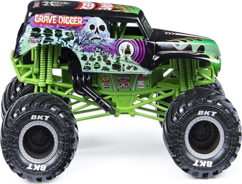 Monster Jam Vehiculo Hot Wheels Grave Digger 1 24 Escala