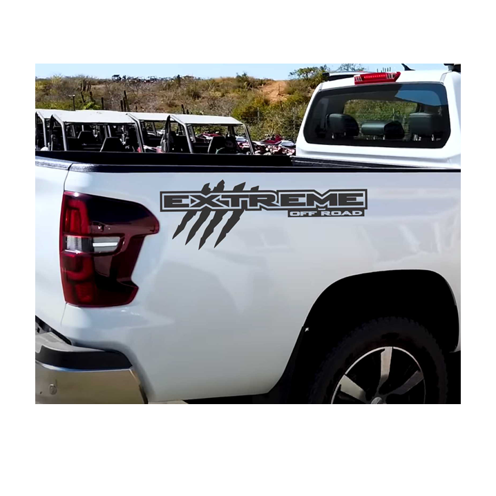 Sticker Garra Extreme Off Road Para Costados De Batea Pick Up