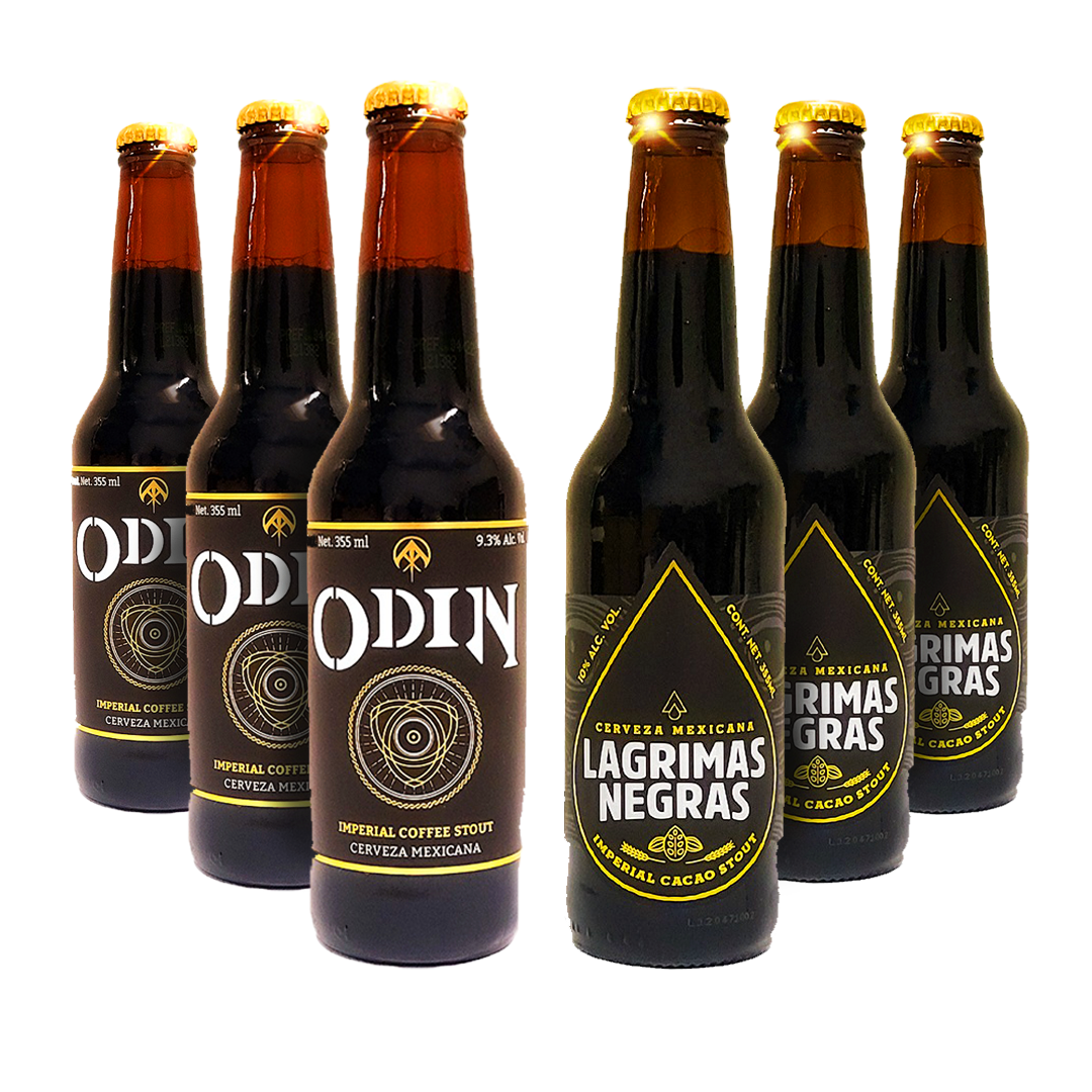 Six Pack Cerveza Artesanal Ramuri Lágrimas de Odin 355ml c u