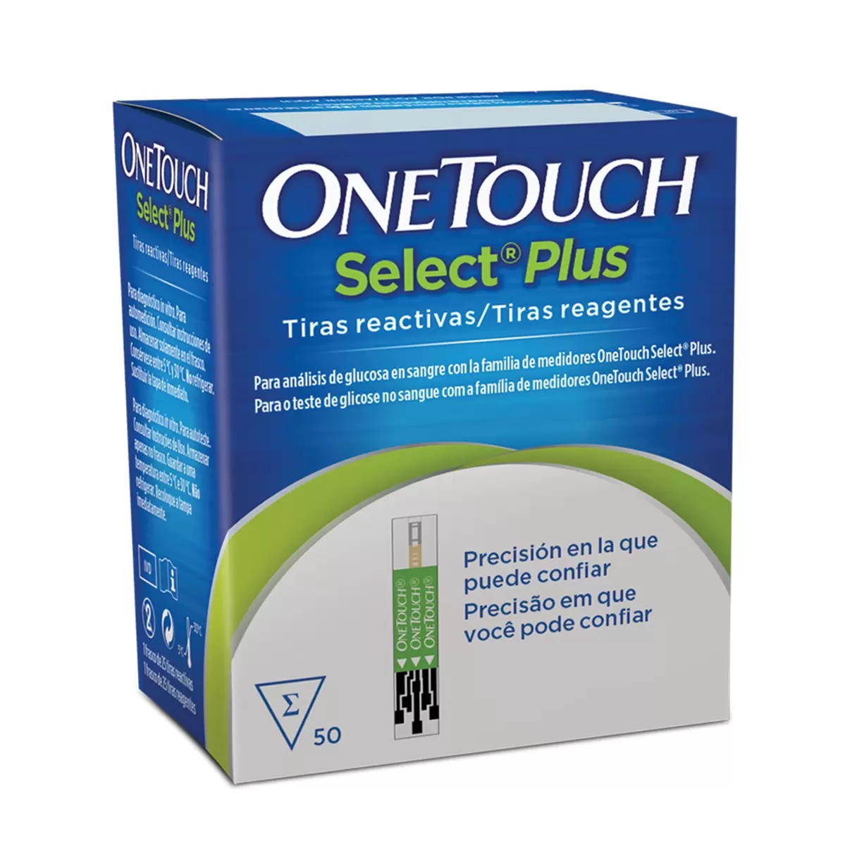 One Touch Select Plus Tiras Reactivas Glucosa Test Pz