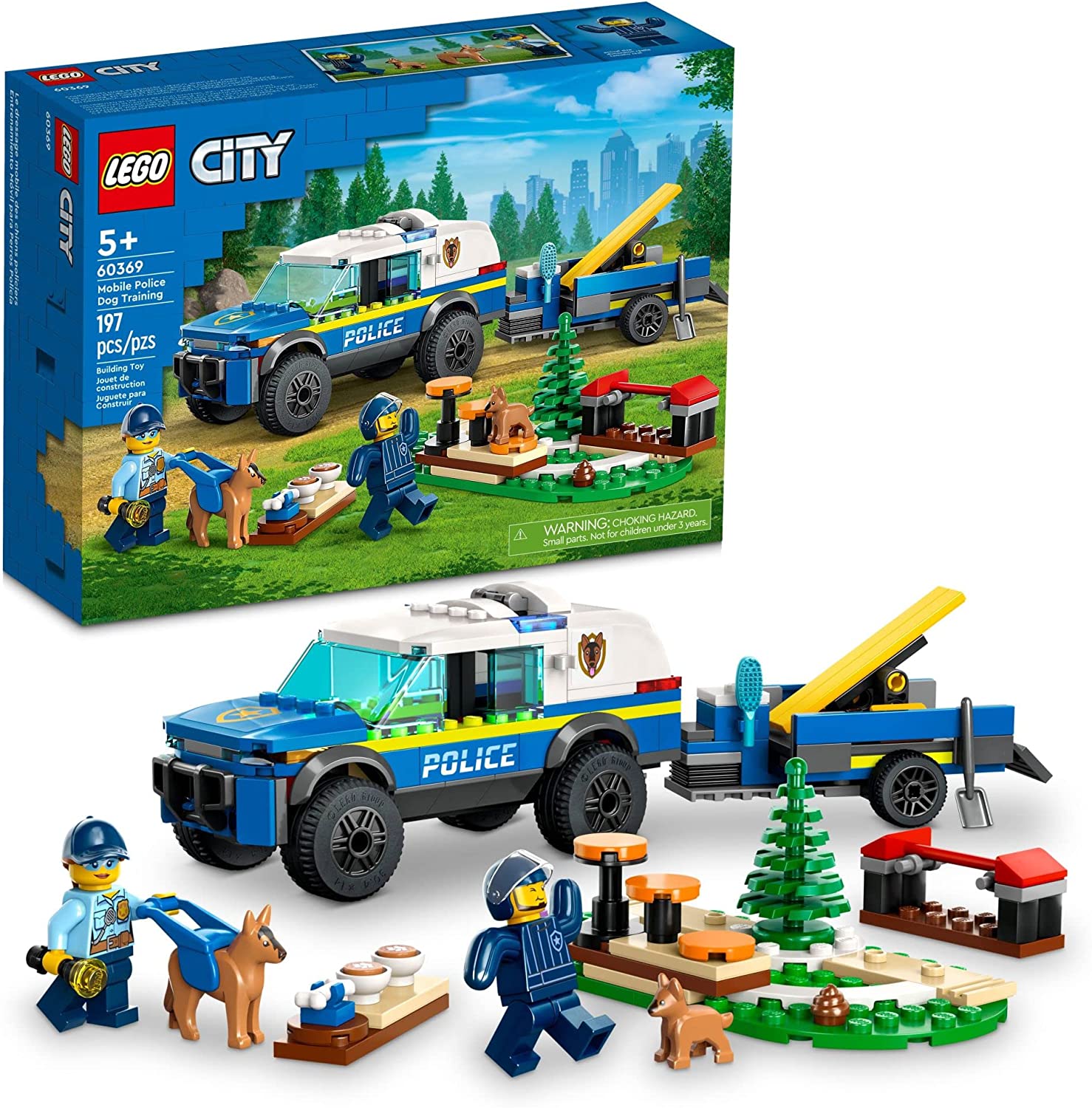 Lego City Entrenamiento M Vil Para Perros Polic A