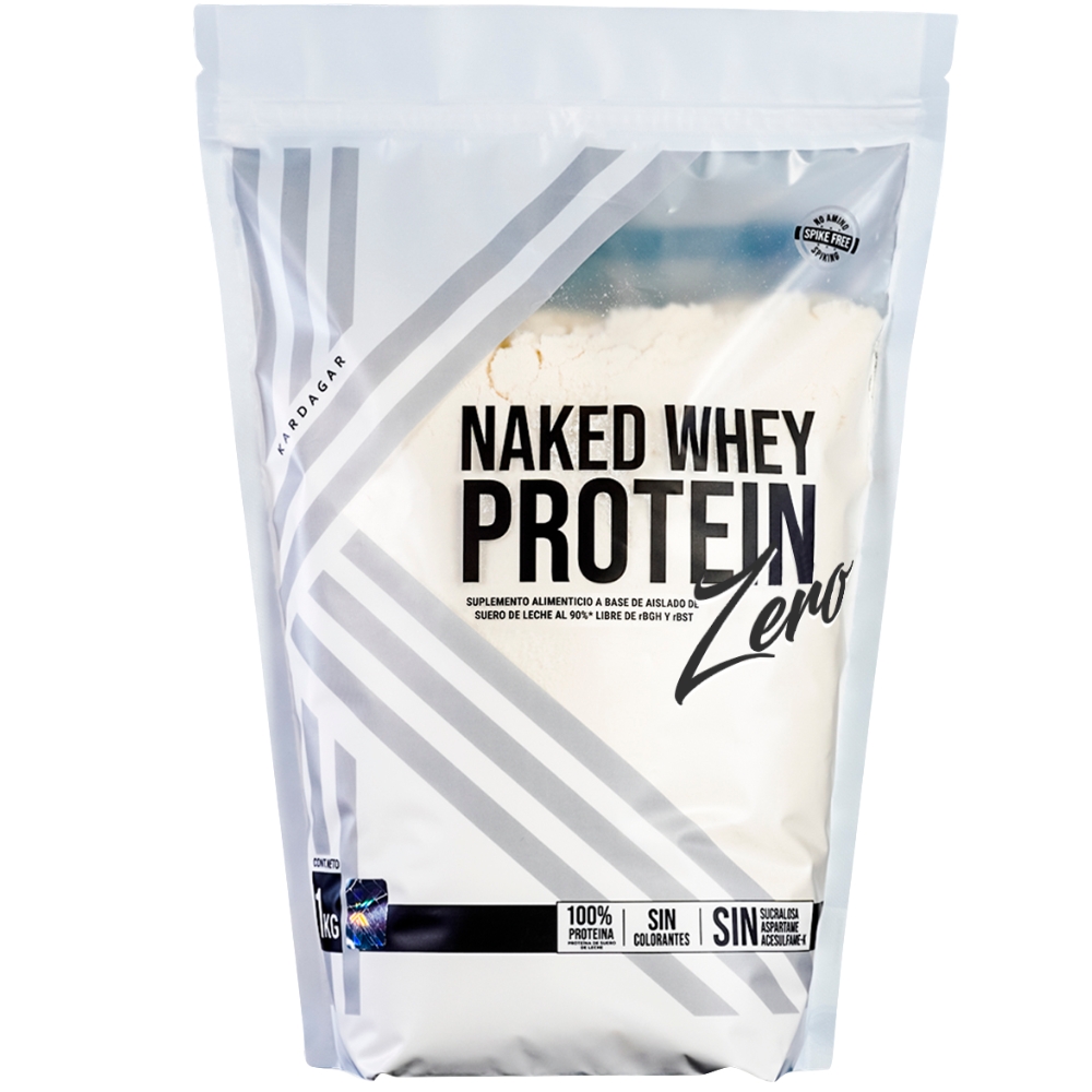 Proteína Aislada Suero de Leche KARDAGAR Naked Whey Proteín ZERO al 90