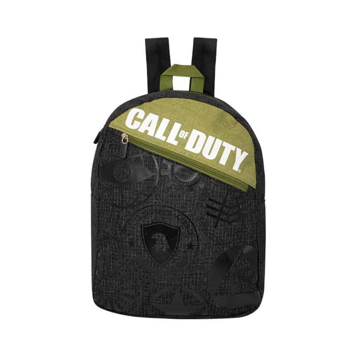 Mochila Para Hombre De Call Of Duty Color Negro Con Verde Mod