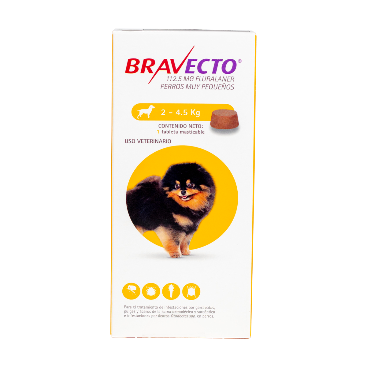 Bravecto Tableta Mg Para Perros De A Kg