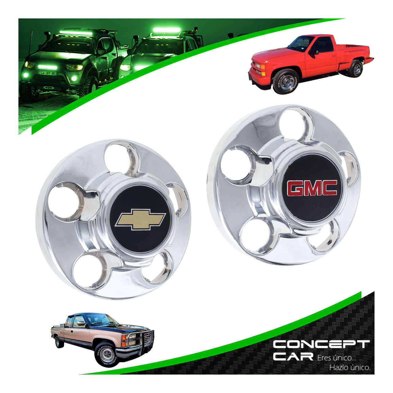 Tapon Copa Centro De Rin Chevrolet Gmc Cromo Birlos