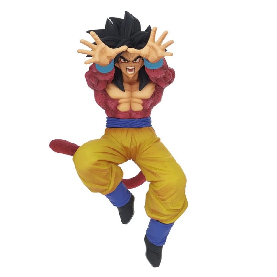 Juguete Muñeco Dragon Ball Gt Goku Ssj4 Fuerza Anime Con Caja 17 Cm