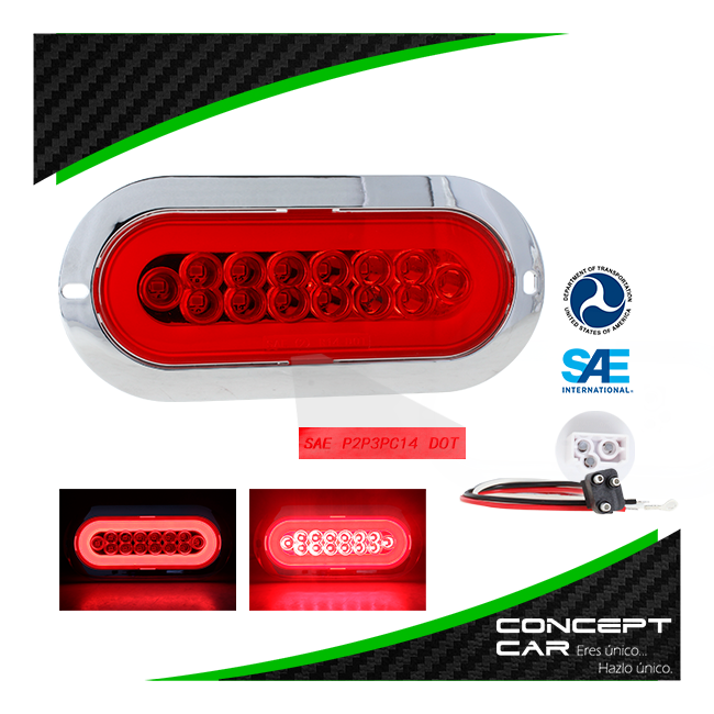 Plafon Led Ovalado Arillo Gel Tipo Original Con Arnes