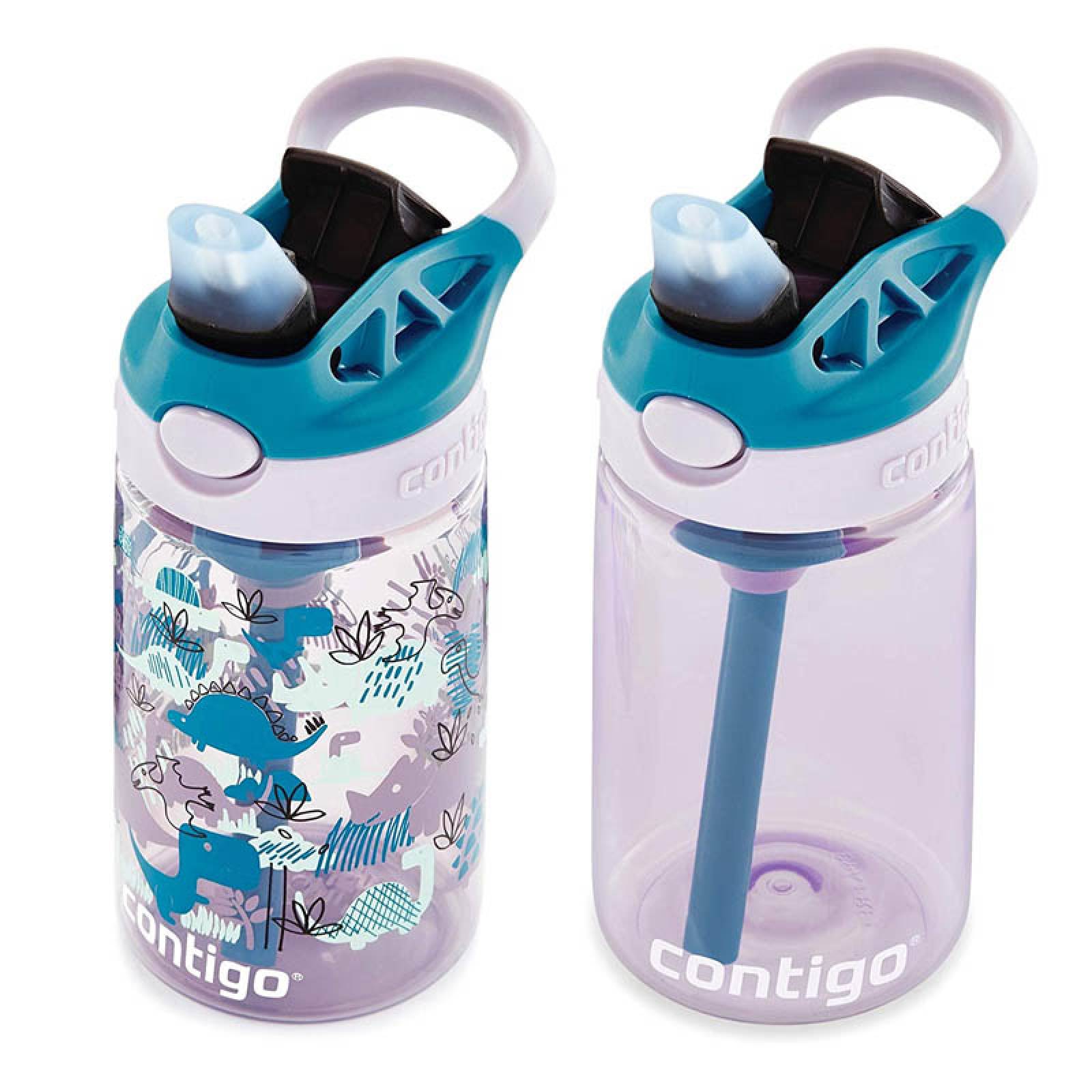 Botella De Agua Para Ni Os Oz Autospout Pzs Dino Contigo