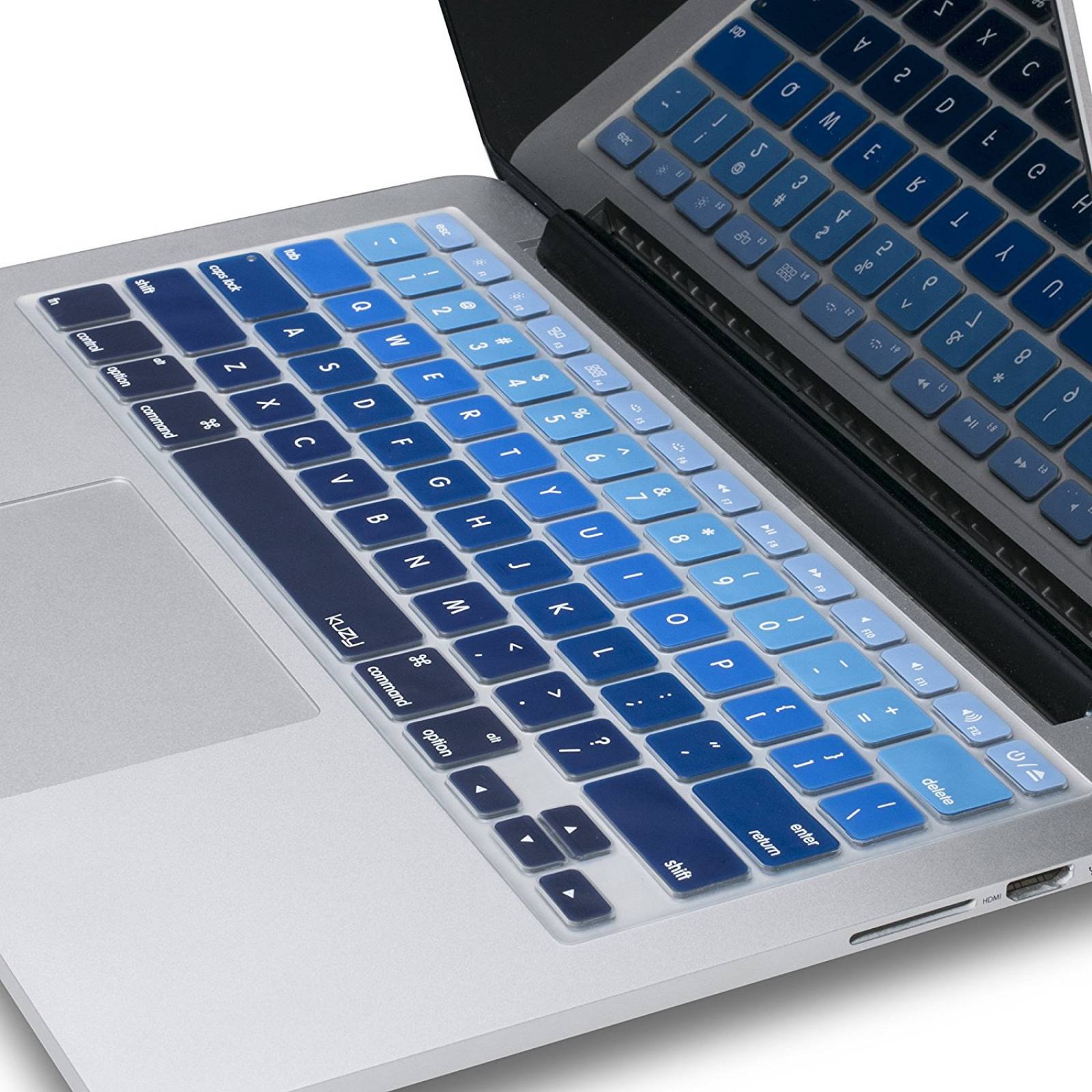 Cubre Teclado Kuzy Para Macbook Pro Air Azules