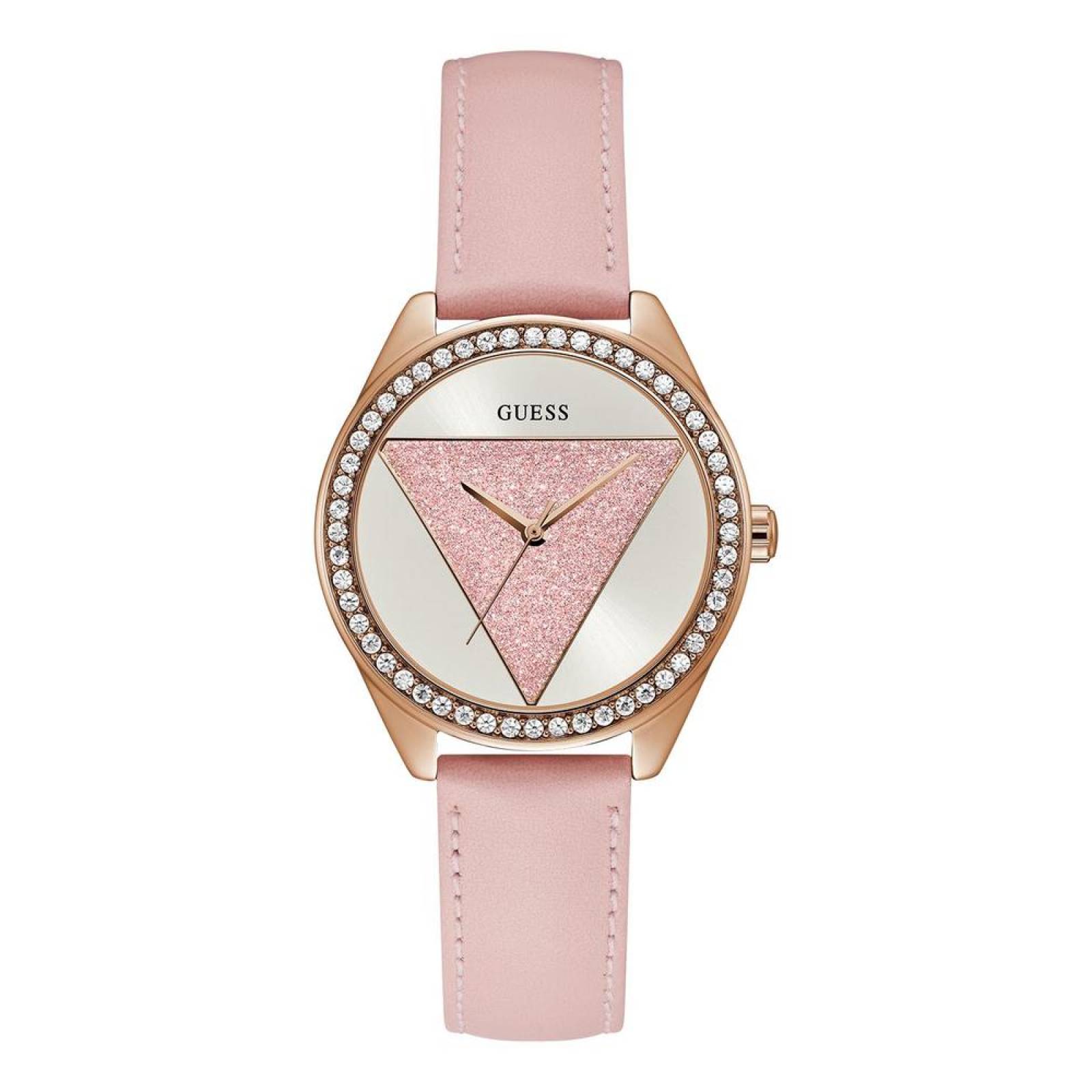 Reloj Guess Tri Glitz Dama Rosa