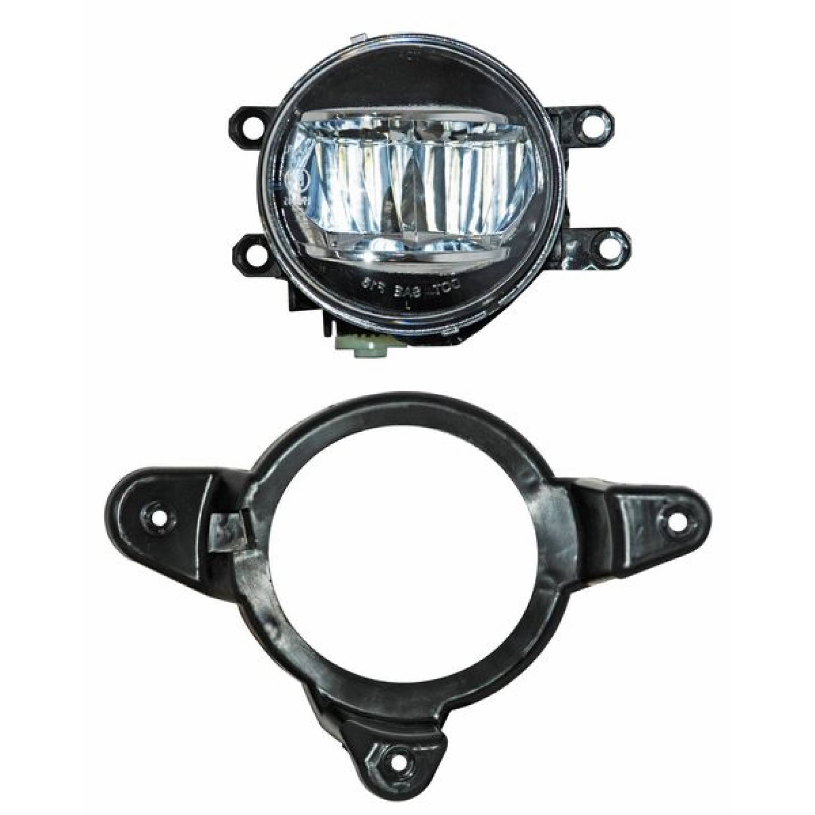 Faro Niebla Chr Con Bases Leds Piloto