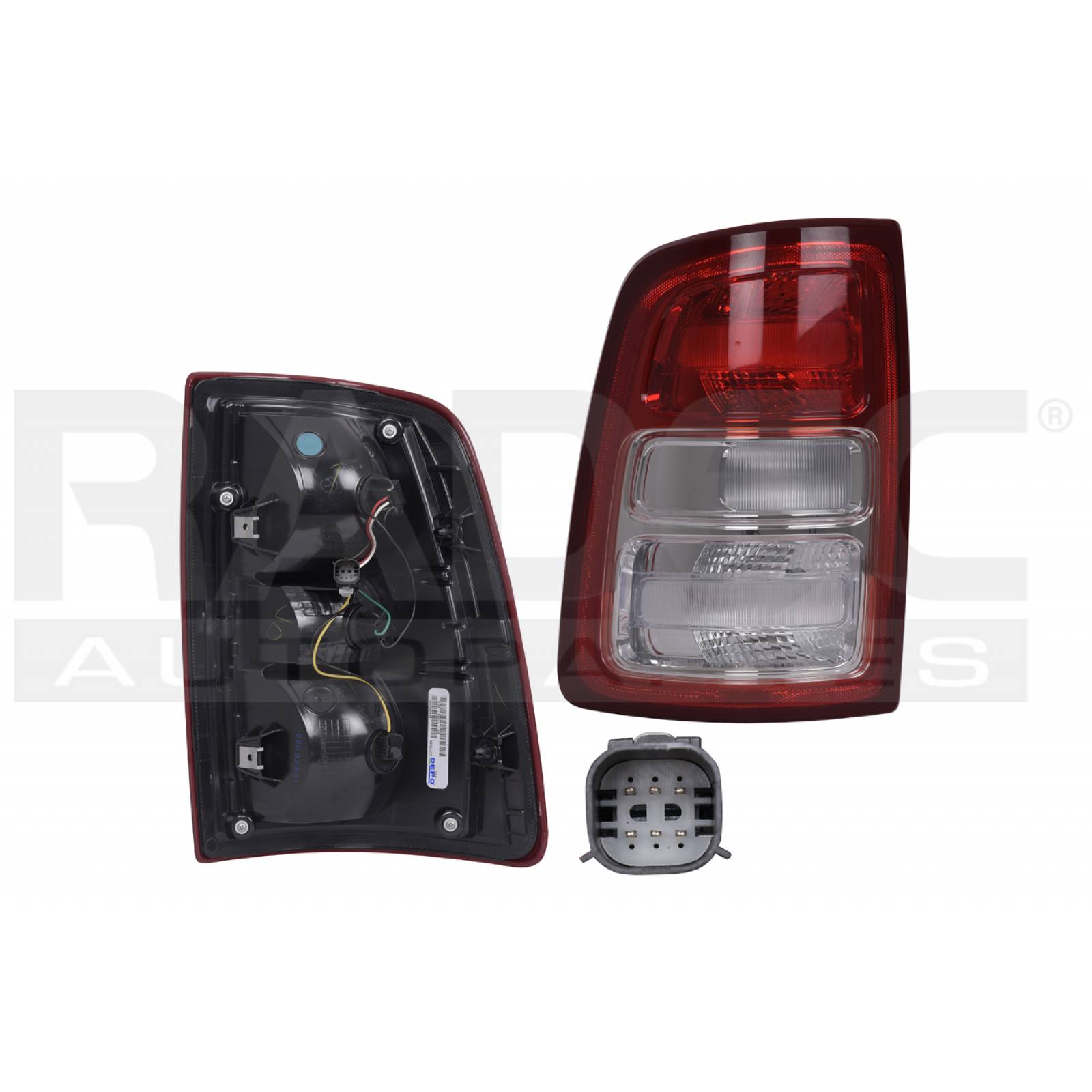 CALAVERA DODGE RAM PU 3500 19 22 FILO ROJO C FOCO DEPO IZQ