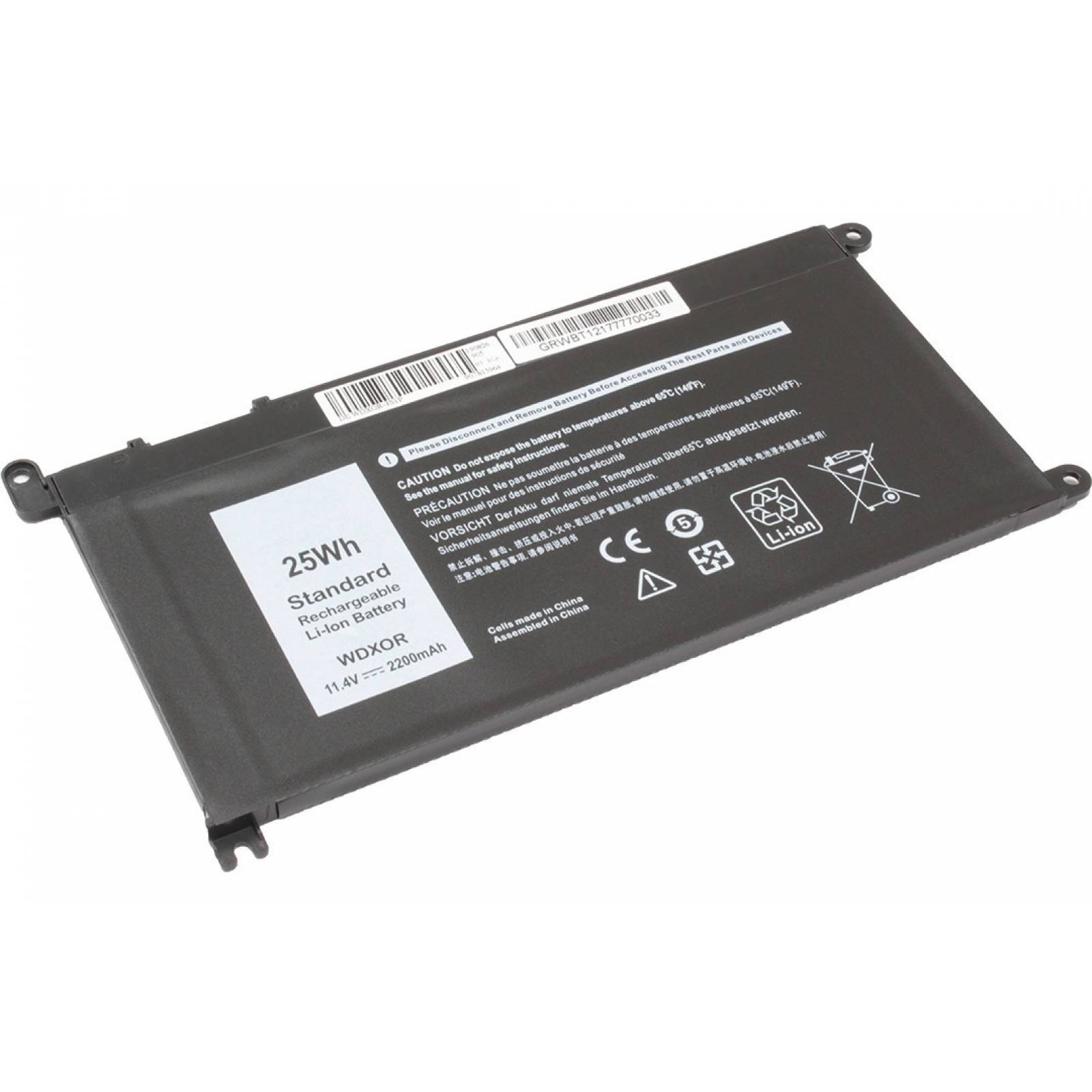 Bateria Dell Inspiron Generica V V Wh Wdxor