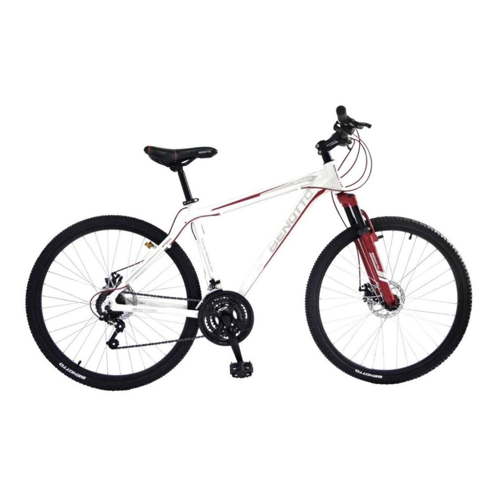 Bicicleta Benotto Mtb Fs 600 R27 5 21v Doble Disco Aluminio