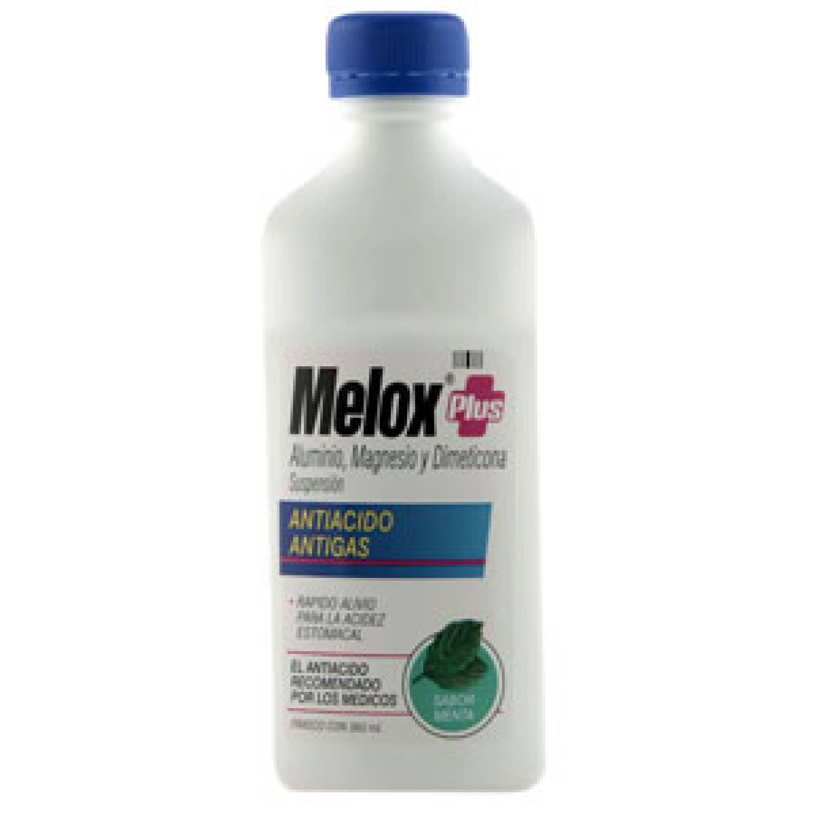 MELOX PLUS MENTA 200 MG 1 FRASCO SUSPENSION 360 ML