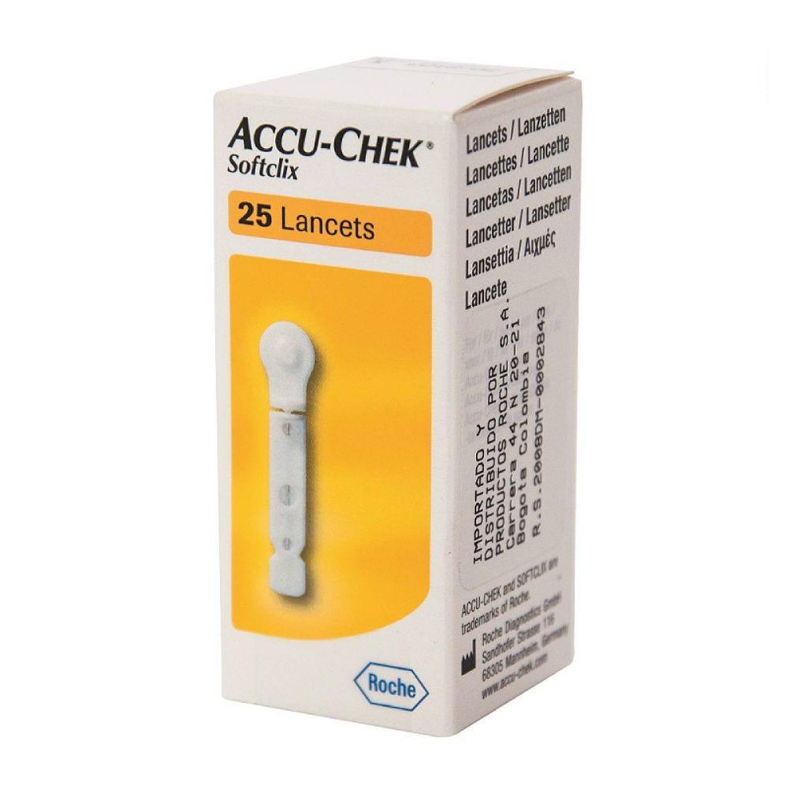 Lancetas Accu Chek Softclix Caja Con Lancetas