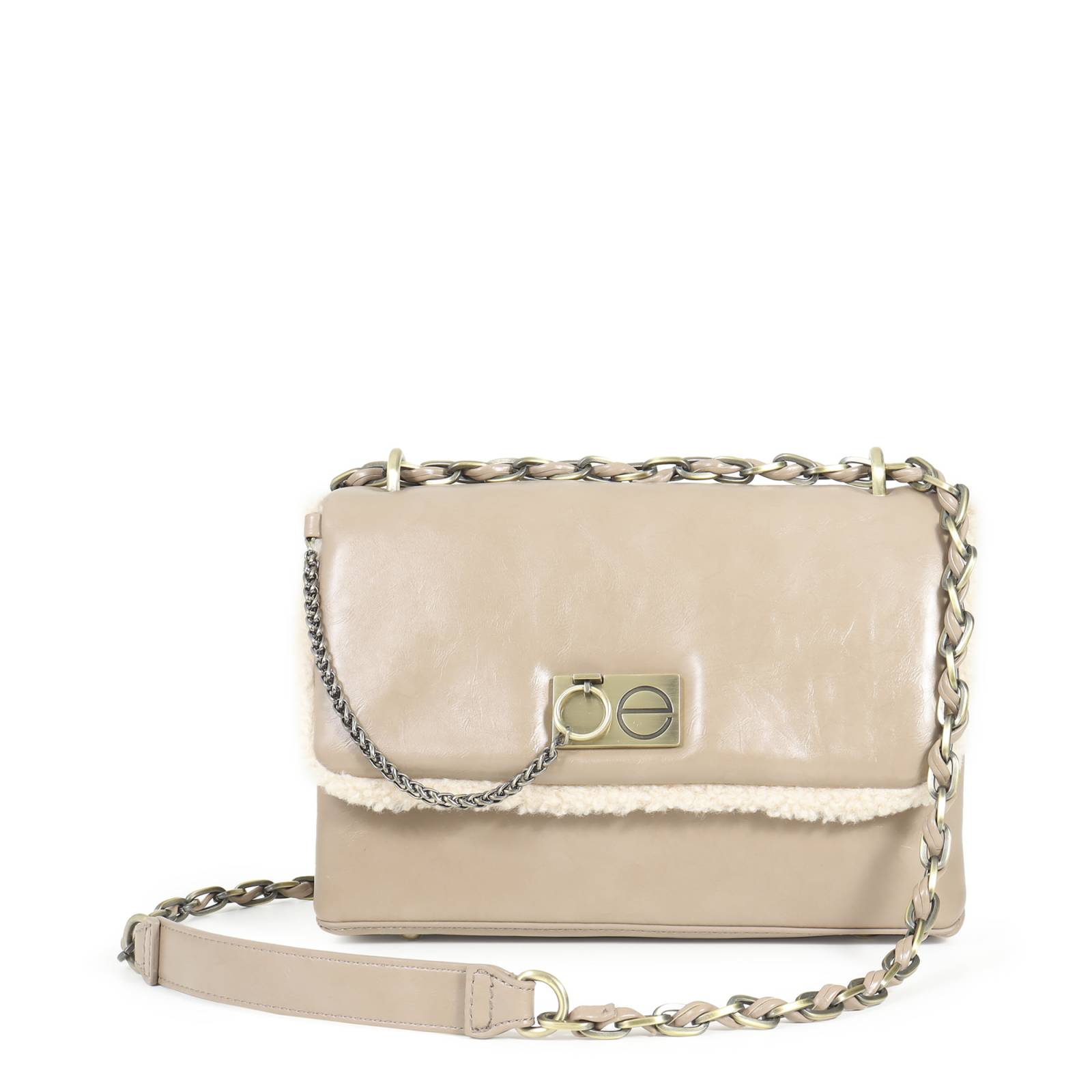 Bolsa Crossbody Para Mujer Cloe Acolchada Asa De Cadena