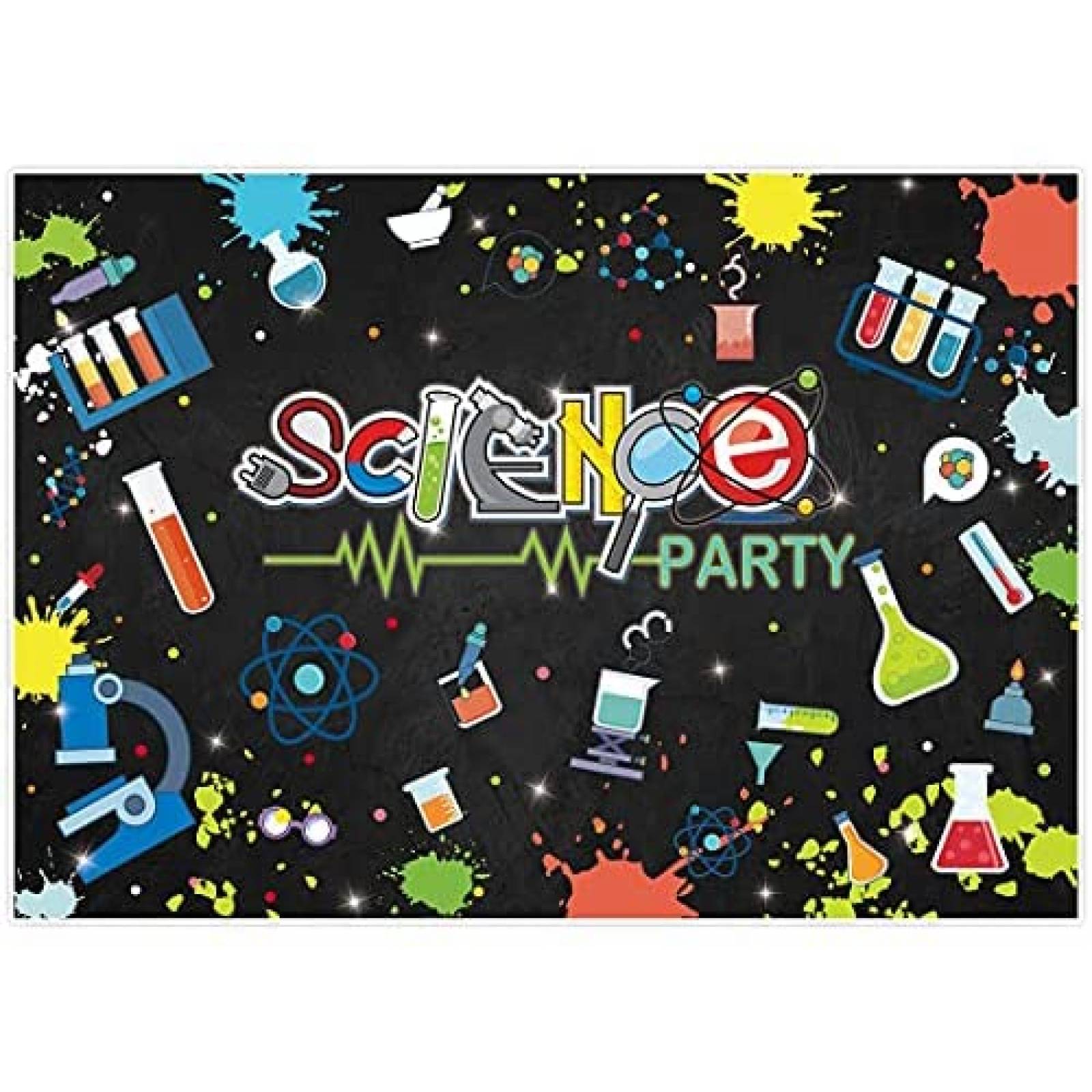 Telon De Fondo Allenjoy Fiesta De Ciencia 7x5ft De Vinilo