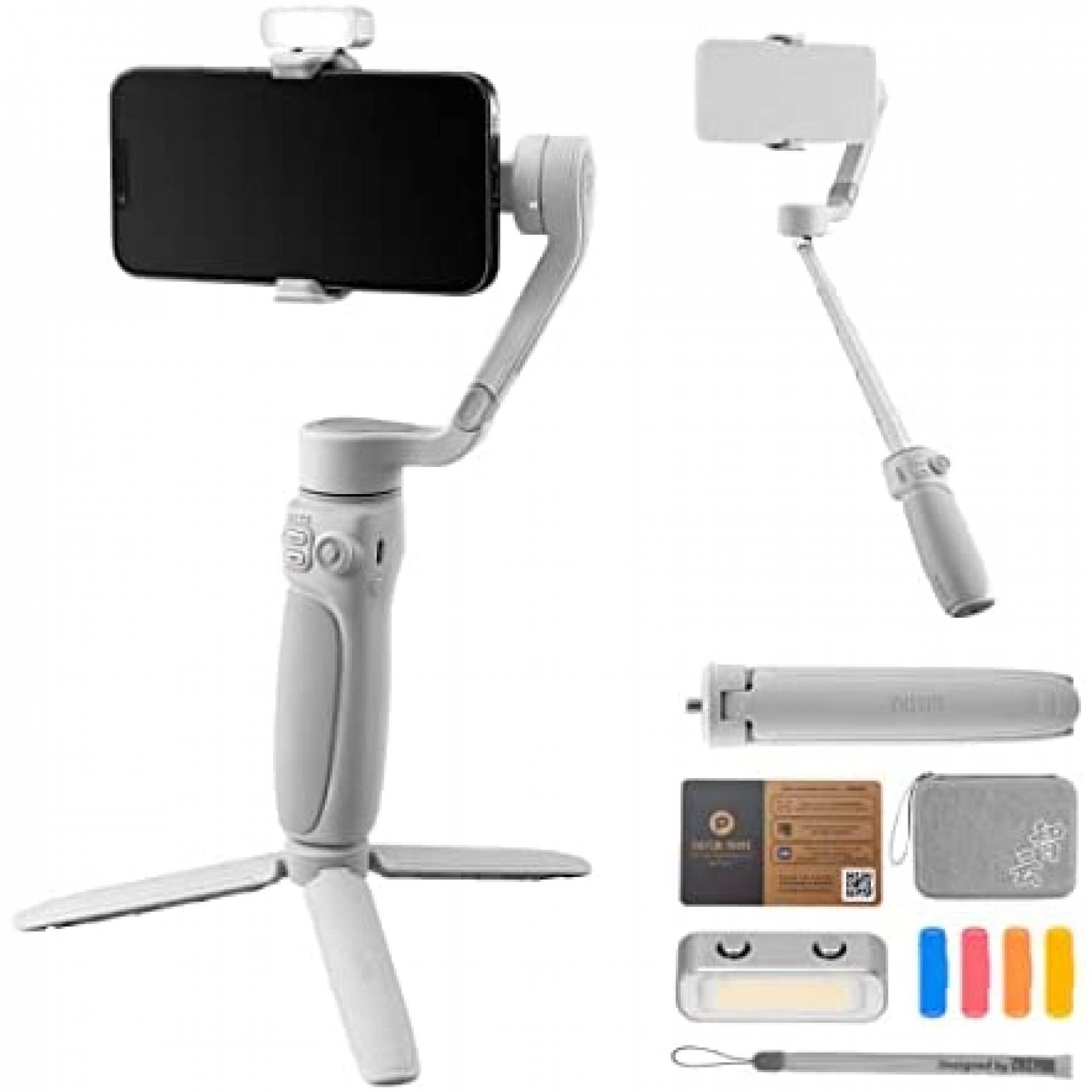 Estabilizador Zhiyun Smooth Q Portatil Y Plegable Blanco