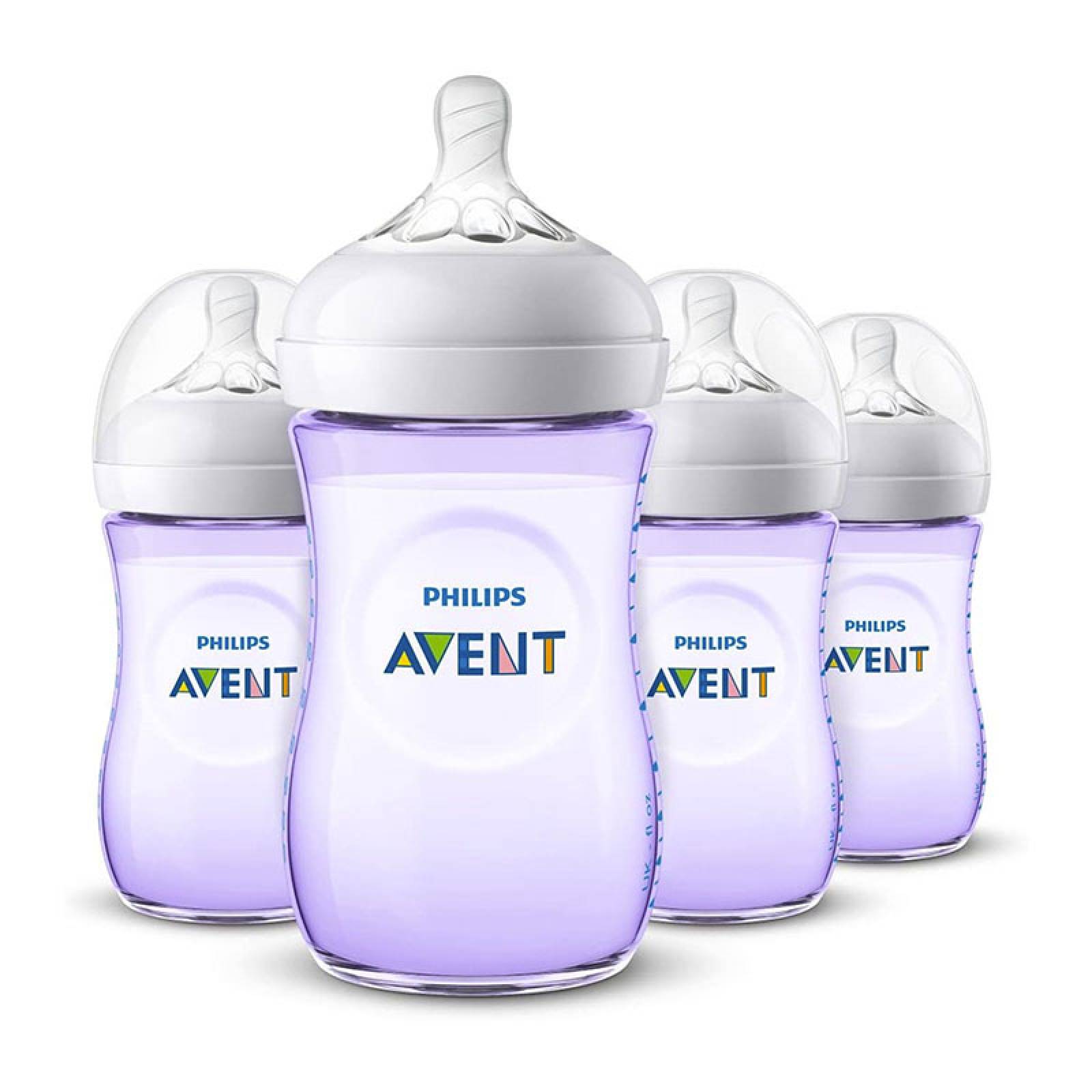 Biberones Avent Natural Oz Pz Violeta