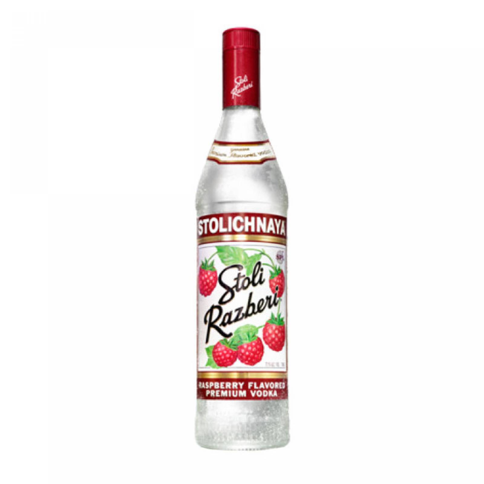 Vodka Stolichnaya Razberi 12 Pzas De 750 Ml