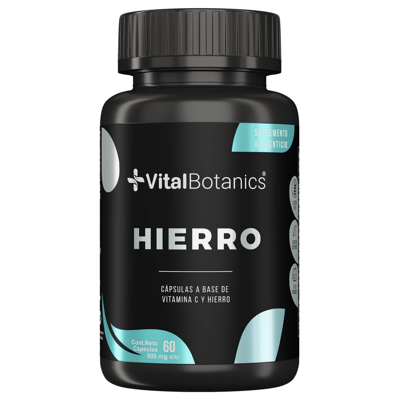 Hierro Y Vitamina C 60 Capsulas Suplemento Alimenticio