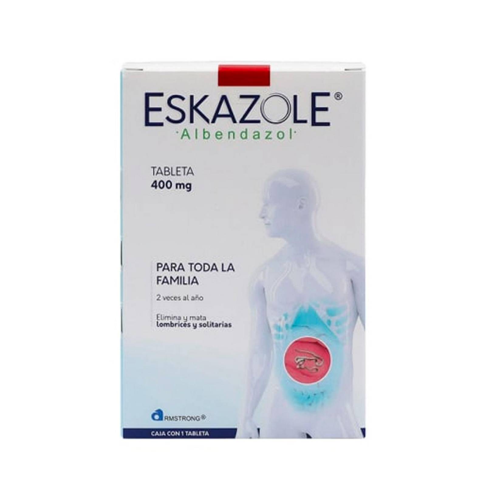 Albendazol Eskazole 400 Mg 1 Tableta