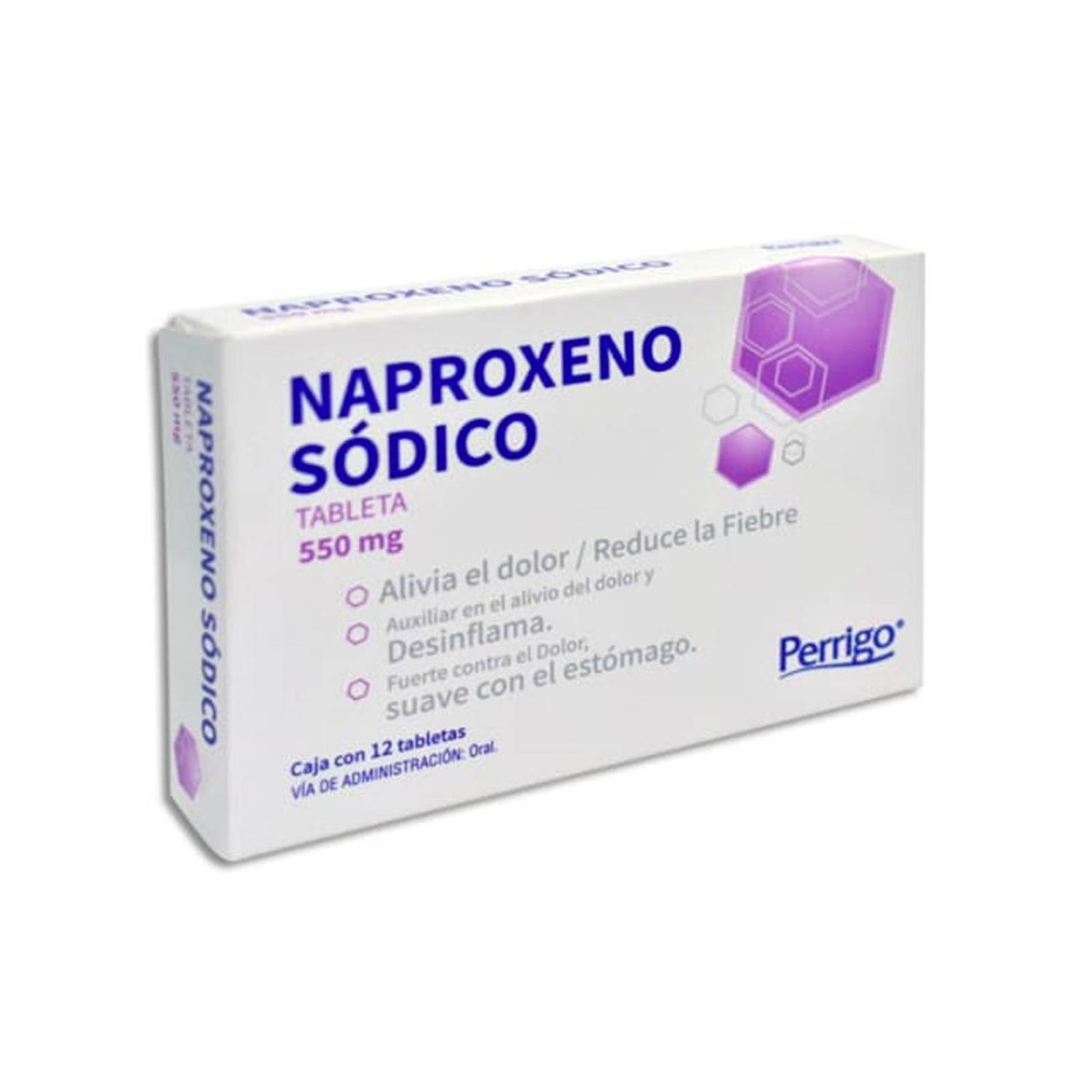 Naproxeno Sódico Perrigo 550 mg 12 tabletas