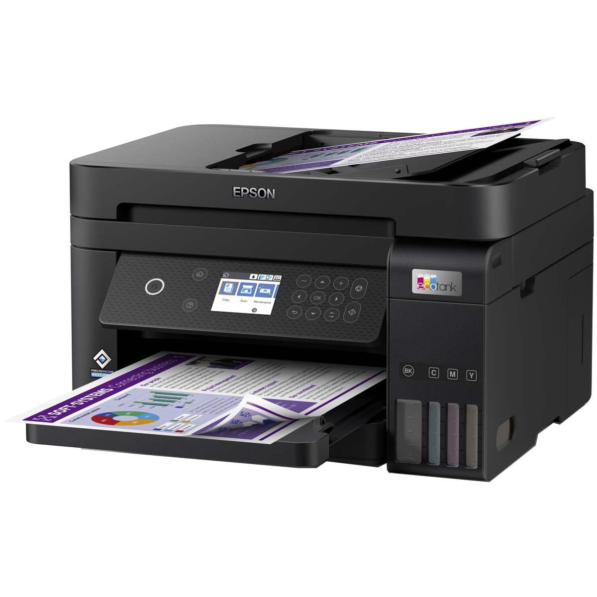 Impresora Multifuncional Epson EcoTank L6270 Conexión USB y Wi-Fi