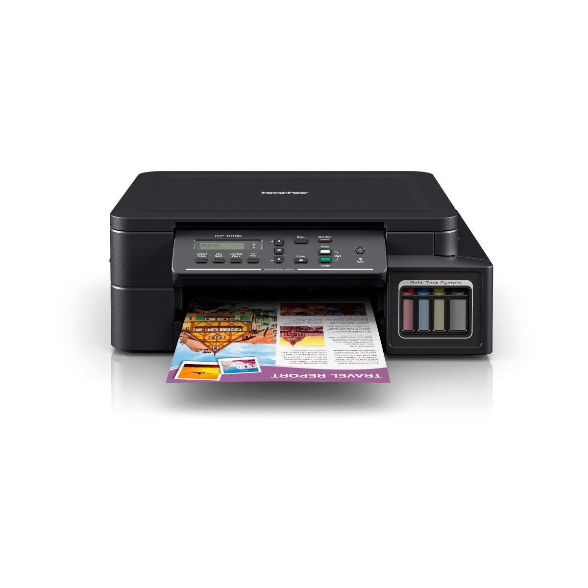 Impresora Multifuncional Brother Ink Tank DCP-T510W