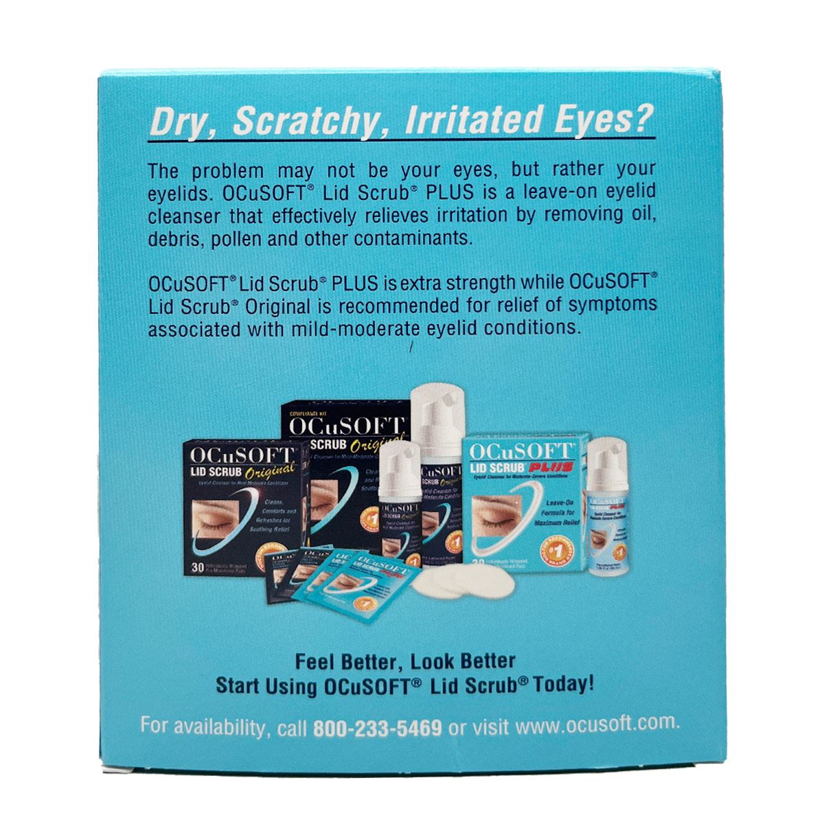 OCuSOFT® Espuma Limpiadora para Párpados