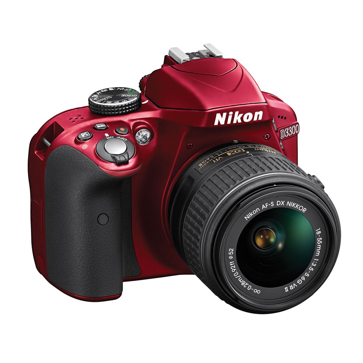 Cámara Nikon D5300 24mp Rojo 18-55m