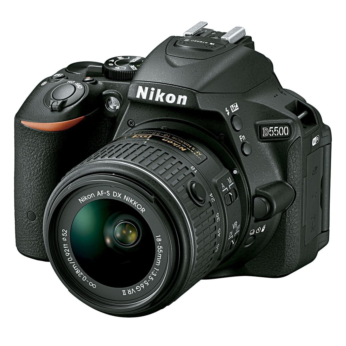 Cámara Nikon D5500 24mp Negro 18-55