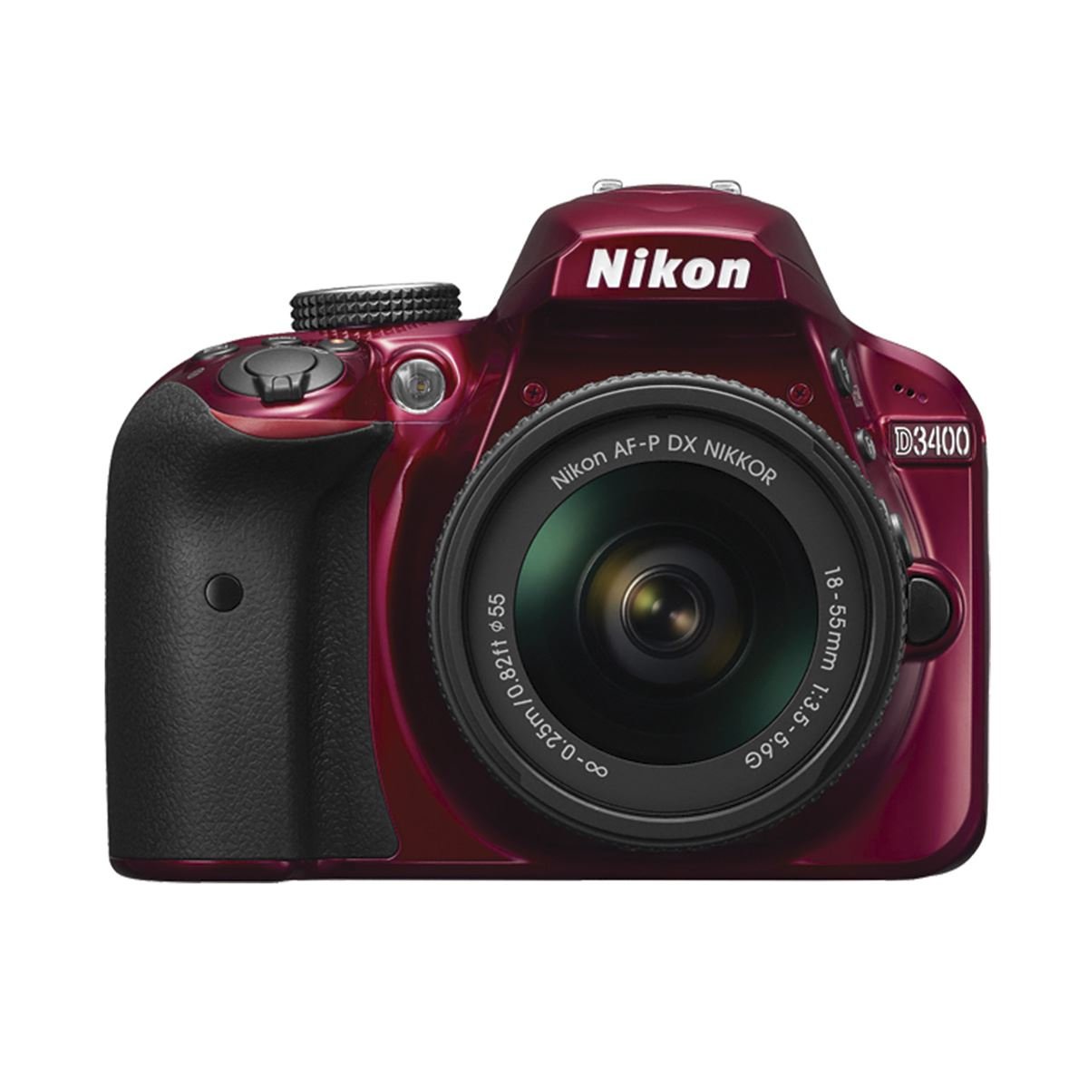 Cámara Nikon D3400 18-55 VR Roja