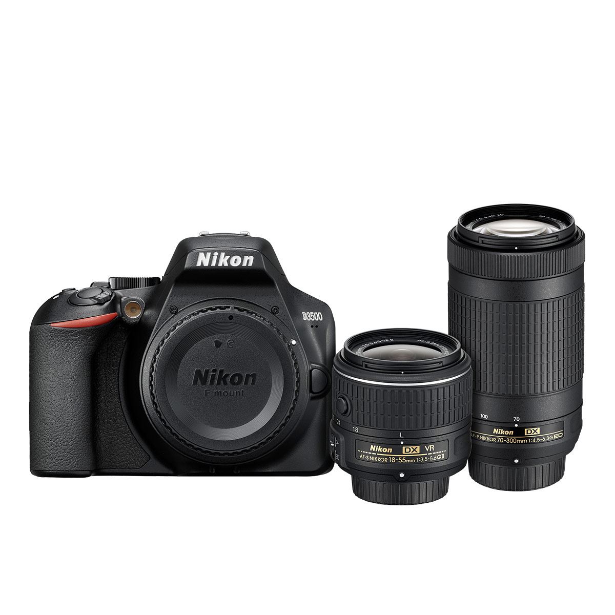 Cámara Nikon D3500 18-55mm/70-300mm