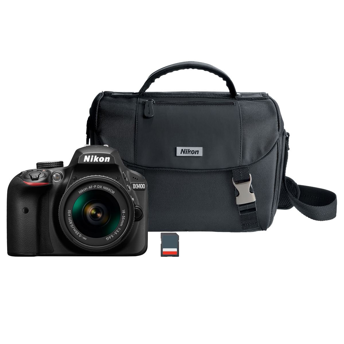 Camara Nikon D3400 Lente + Estuche + Micro Sd