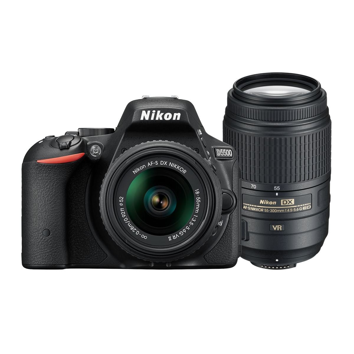 Camara Nikon D5500 doble lente 18-55