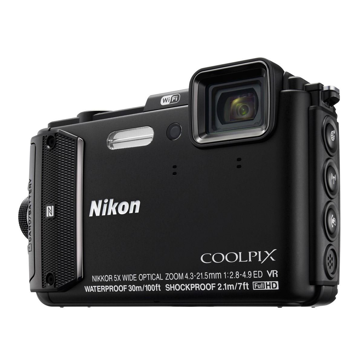 Cámara Nikon Coolpix Aw130 16mp Negra