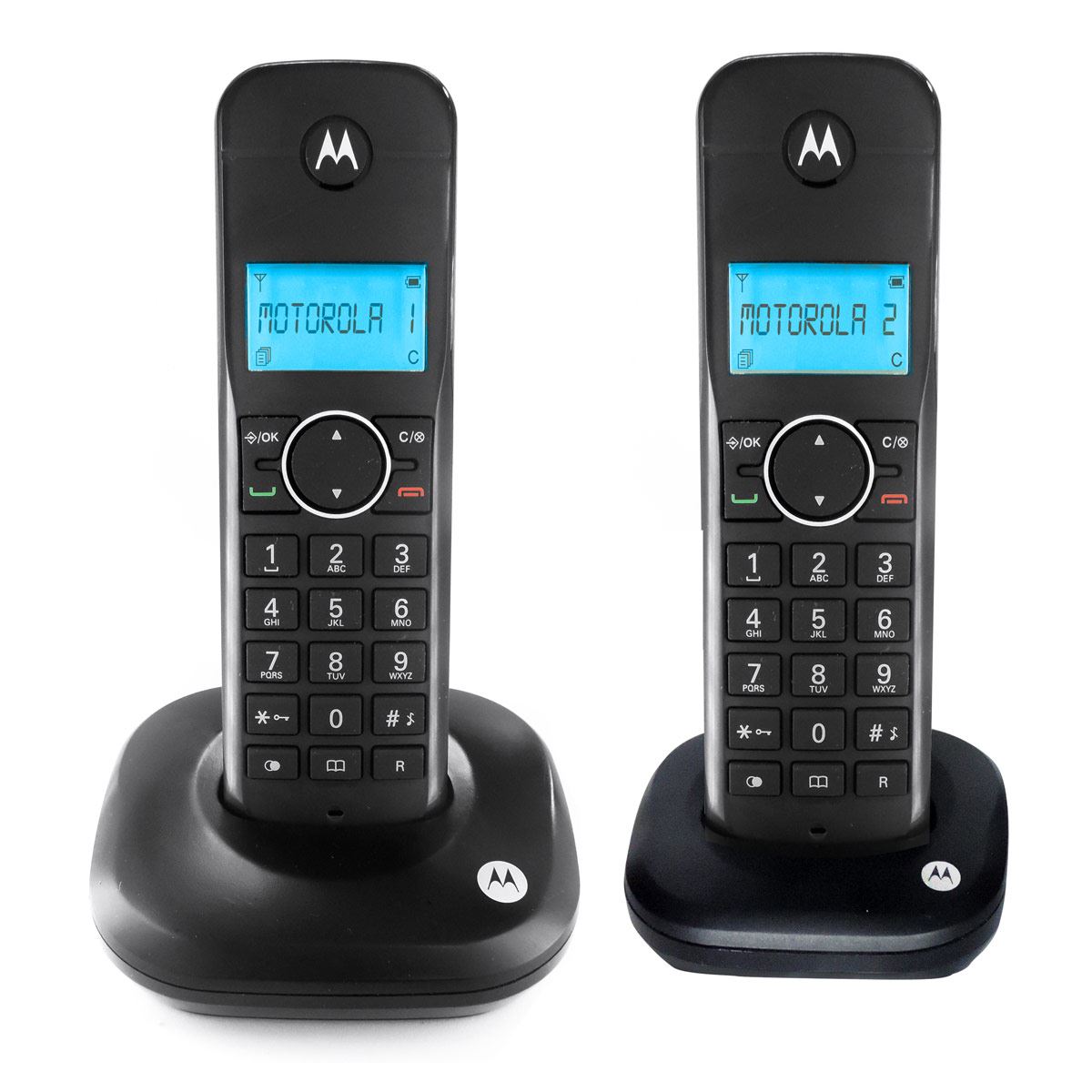 Teléfono inalámbrico digital Motorola MOTO500ID-2 negro