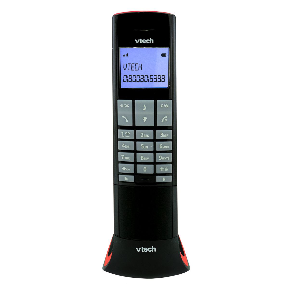 Teléfonos de Casa Sencillo Negro VTECH