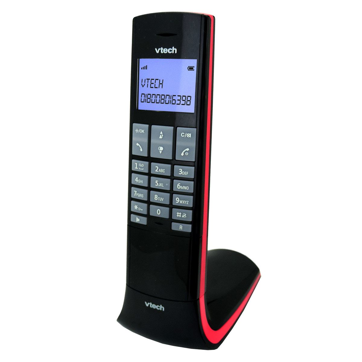 Teléfonos de Casa Sencillo Negro VTECH