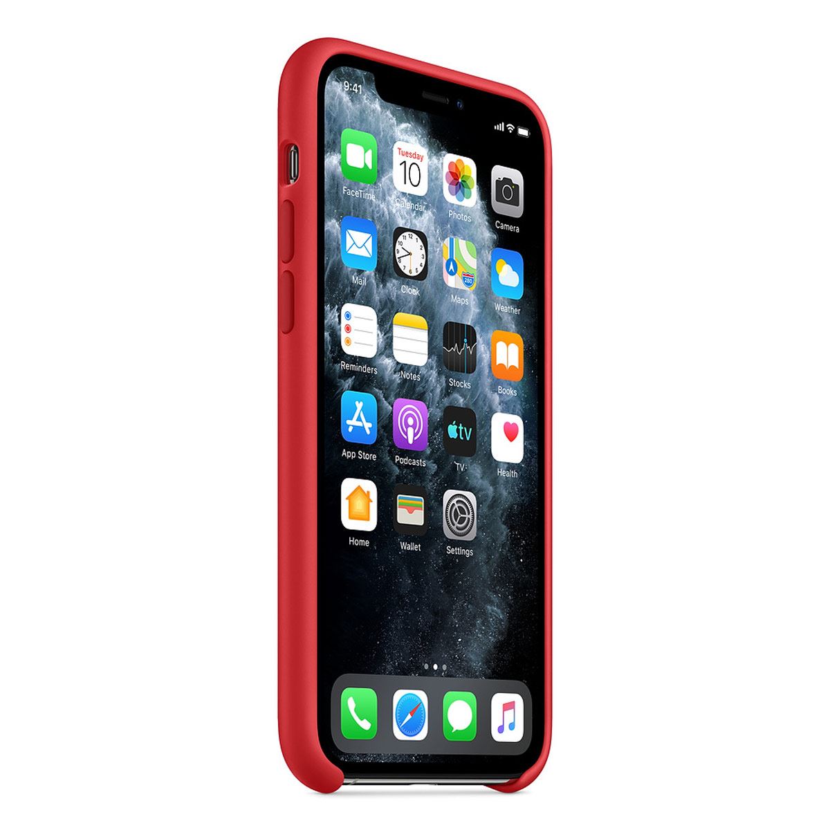 Funda de Silicón para iPhone 11 Pro Rojo